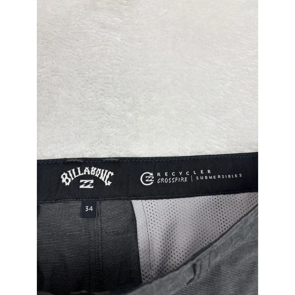 Billabong Crossfire Submersibles Hybrid Shorts Mens 34 Gray Heather Recycler